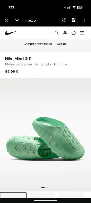 Nike Mind 001 Cucumber  Con etiqueta  Sin caja
