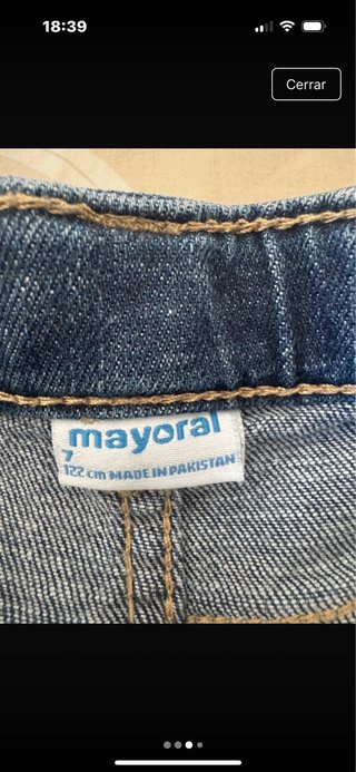 Pantalón Vaquero Infantil Mayoral Talla 7