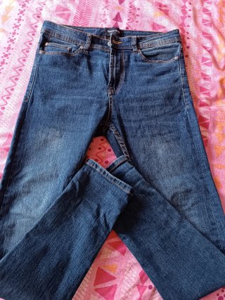 Pantalón vaquero Lefties azul superskinny
