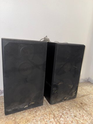 Altavoces JVC Negros con Soportes S-PX5 BE