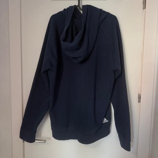 Sudadera Adidas Azul Hoodie Streetwear Hombre