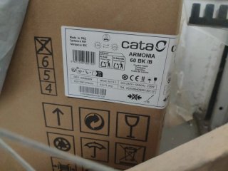 Campana extractora de cocina negra