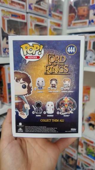 Funko Pop Frodo Baggins 444 Firmado y certificado