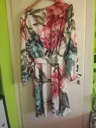 Vestido Olimara Talla 52 Estampado Floral