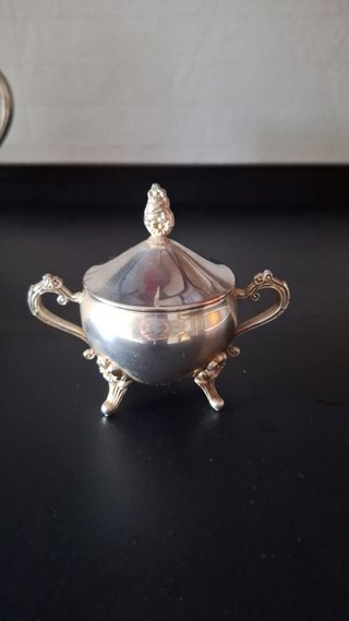 Juego Tetera, Azucarero y Lechera Plata