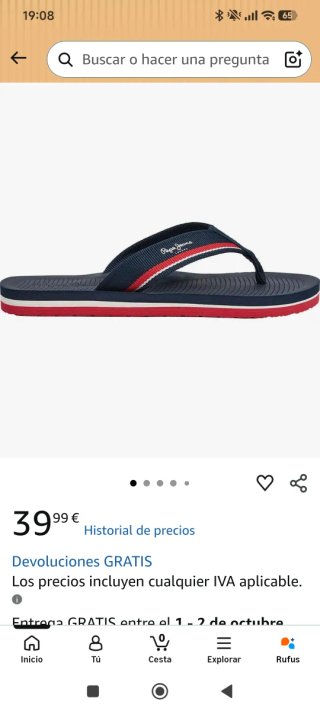 Chanclas Pepe Jeans Hombre Azul Marino