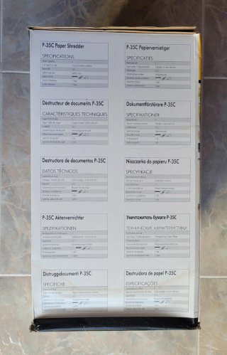 Destructora de Papel Fellowes P-35C
