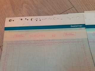 Fogli matrici stencil Durotype 62 Gestetner