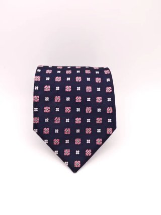 Corbata Seda Ermenegildo Zegna Floral Vintage Azul