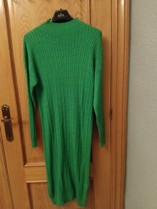 Vestido de punto Ragussa verde talla única