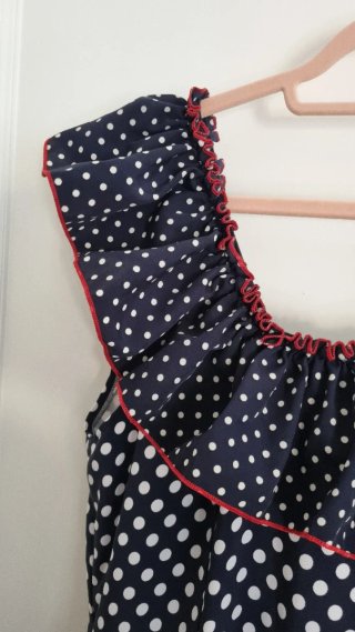 Bata Rociera Flamenca Lunares