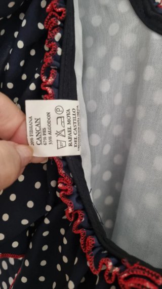 Bata Rociera Flamenca Lunares