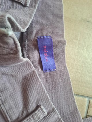 Pantalones campana pana Trafaluc morados vintage