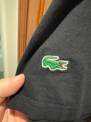 Camiseta Lacoste Negra Talla XXL