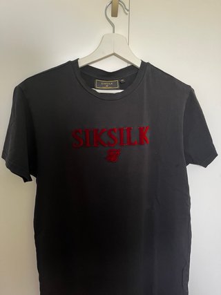 Camiseta SikSilk Negra Talla XS
