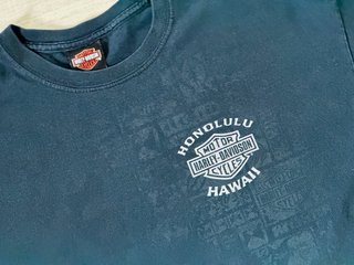 Camiseta HARLEY DAVIDSON HAWAII HONOLULU azul