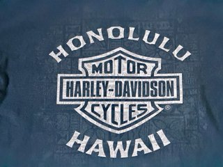 Camiseta HARLEY DAVIDSON HAWAII HONOLULU azul