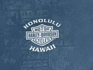 Camiseta HARLEY DAVIDSON HAWAII HONOLULU azul