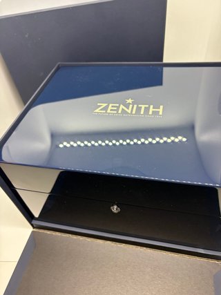 Zenith braquelita XXL full set watch box...
