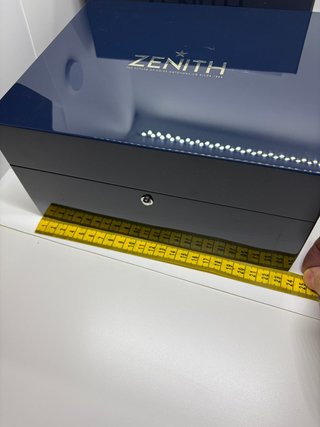 Zenith braquelita XXL full set watch box...