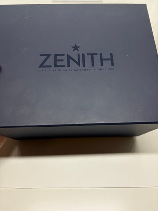 Zenith braquelita XXL full set watch box...