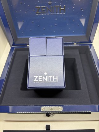 Zenith braquelita XXL full set watch box...