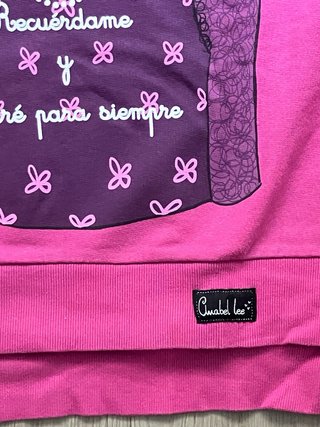 Sudadera Vestido Anabel Lee Rosa