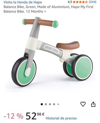 Bicicleta de Equilibrio Hape My First