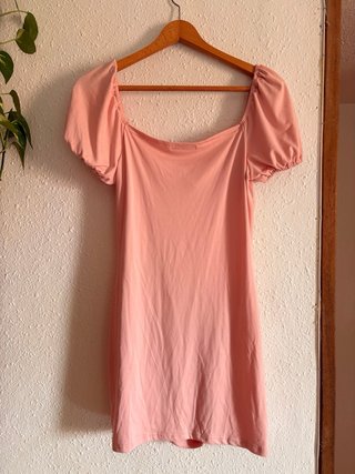Vestido Rosa Entallado Talla M
