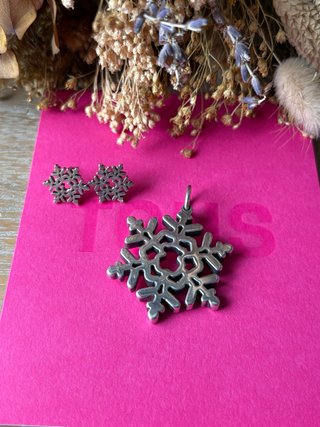 Conjunto Tous Copo de Nieve Plata