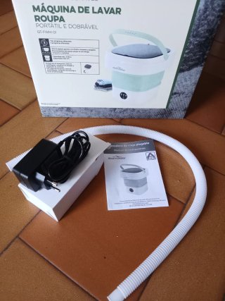 Lavadora de viaje plegable