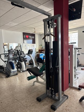 Cruce de Poleas para Gimnasio
