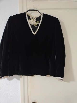 Cuerpo Terciopelo Belleza Alicantina Talla 10/12 j