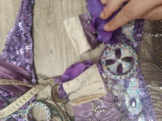 Conjunto Danza del Vientre Morado