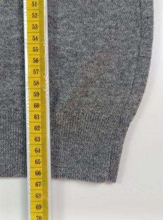 Lacoste Sueter Lana Cordero Gris Hombre Talla XL