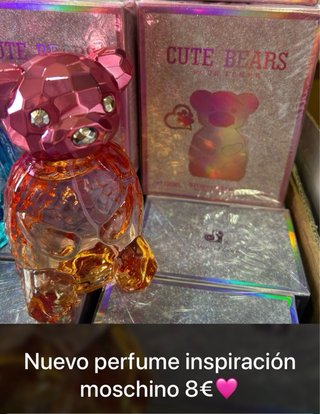 Perfume Cute Bears inspiración Moschino
