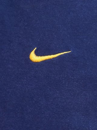 Polo Nike Vintage Azul Marino y Amarillo Vintage