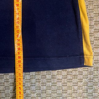 Polo Nike Vintage Azul Marino y Amarillo Vintage