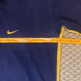 Polo Nike Vintage Azul Marino y Amarillo Vintage