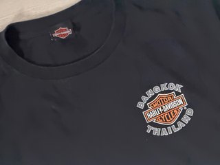 Camiseta HARLEY DAVIDSON BANGKOK THAILAND negra