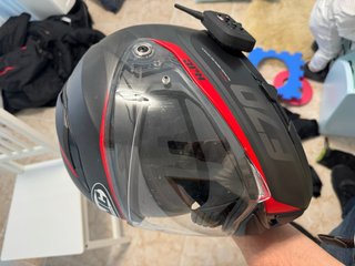 Casco HJC F70 con intercomunicador