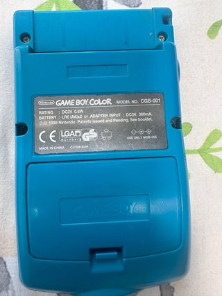 Game Boy Color Turquesa con Funda