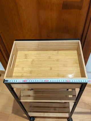 Carrito de baño/cocina 3 estantes