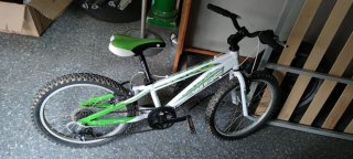 Bicicleta Infantil WRC Blanca y Verde
