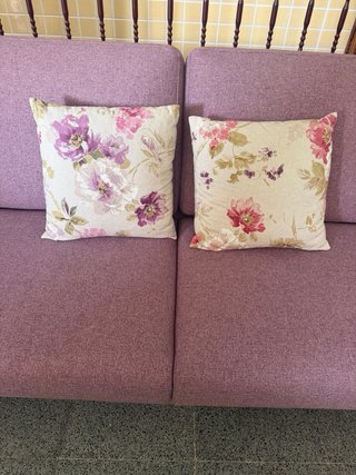 Sofá Malva Rosa de 2,45m
