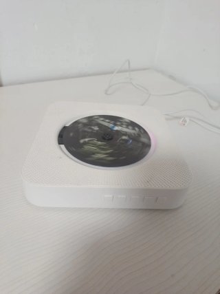 Reproductor CD Bluetooth USB Blanco
