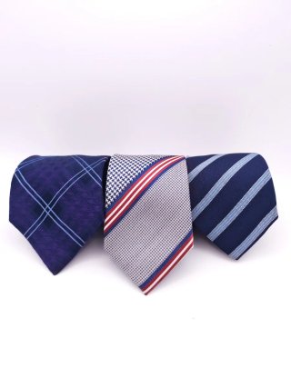 Lote 3 Corbatas Seda Tommy Hilfiger