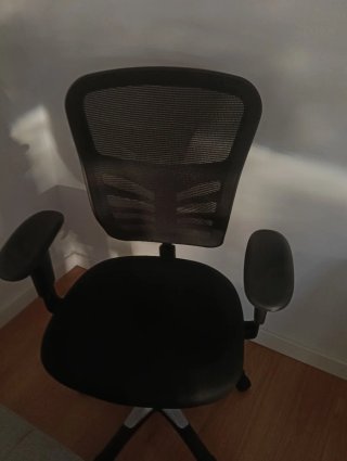 Silla Ergonómica de Oficina Negra