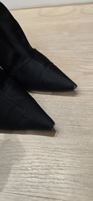 Botines Zara Talla 37 Negros Mujer