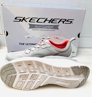 Skechers Arch Comfort 2.0 Gris/Rosa